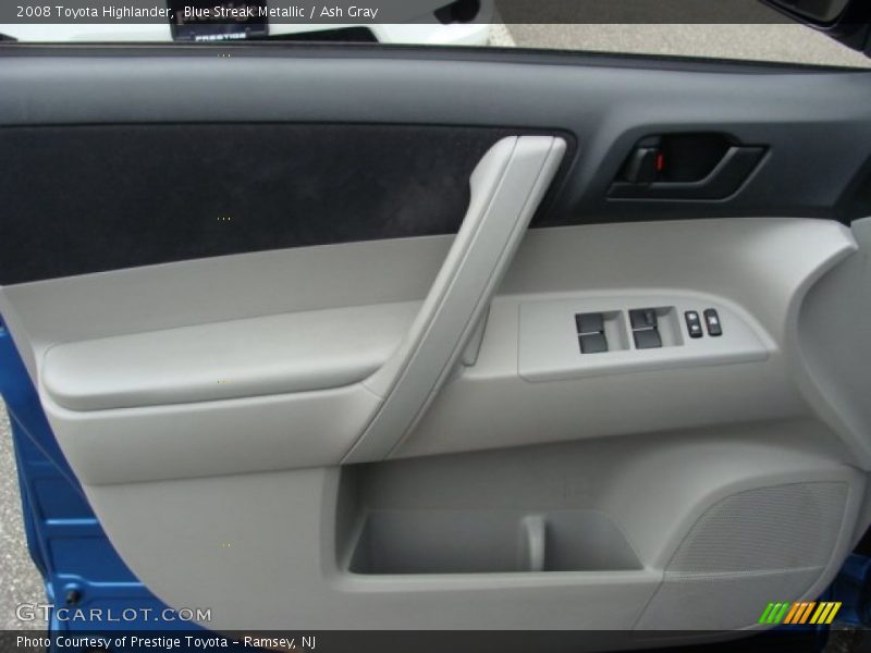 Blue Streak Metallic / Ash Gray 2008 Toyota Highlander