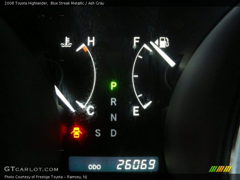Blue Streak Metallic / Ash Gray 2008 Toyota Highlander