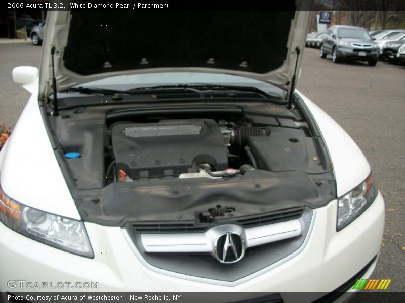 White Diamond Pearl / Parchment 2006 Acura TL 3.2