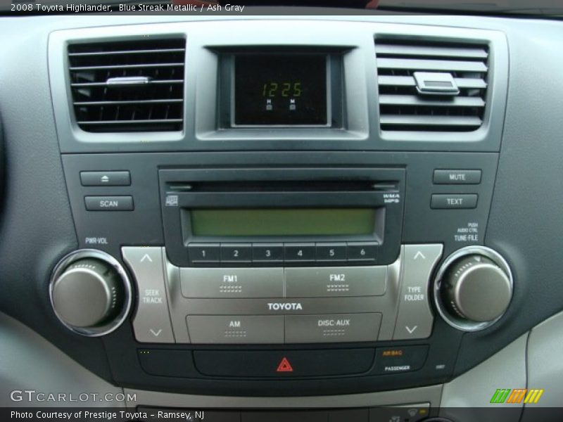 Blue Streak Metallic / Ash Gray 2008 Toyota Highlander