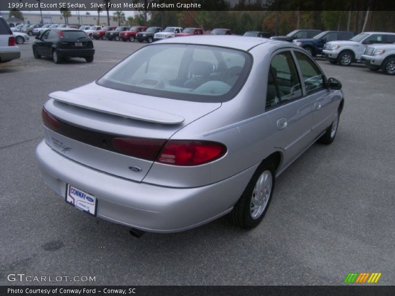 Silver Frost Metallic / Medium Graphite 1999 Ford Escort SE Sedan