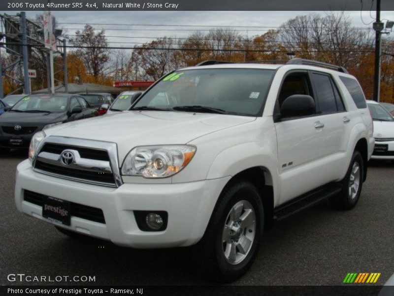 Natural White / Stone Gray 2006 Toyota 4Runner SR5 4x4