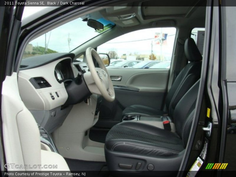 Black / Dark Charcoal 2011 Toyota Sienna SE