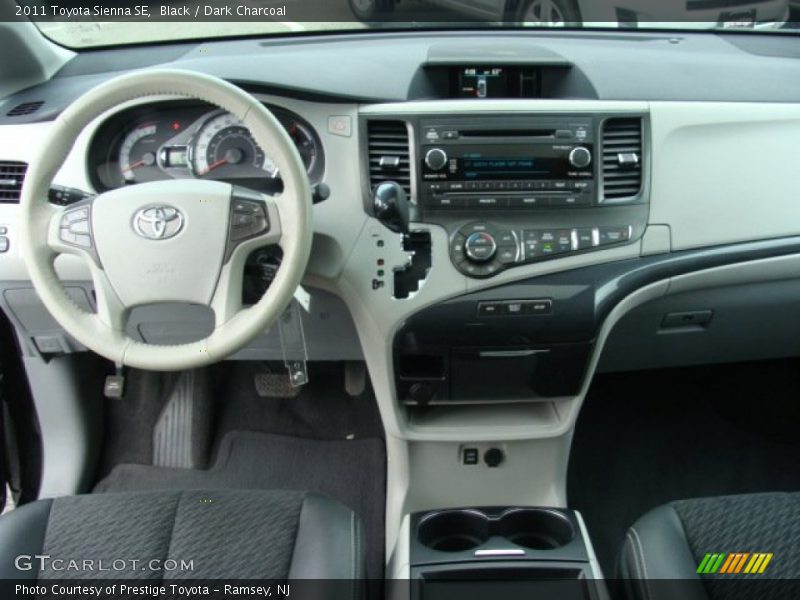 Black / Dark Charcoal 2011 Toyota Sienna SE