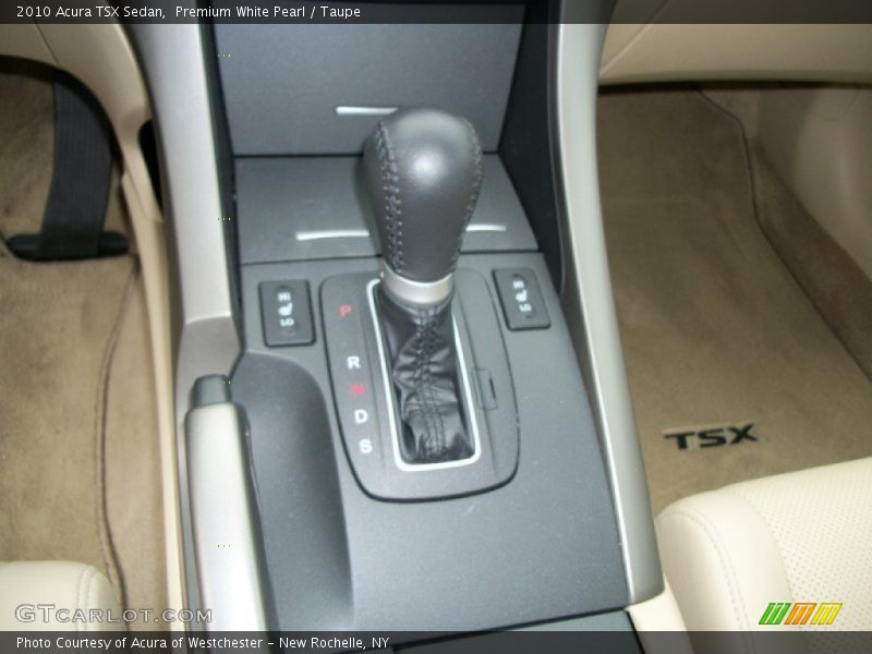 Premium White Pearl / Taupe 2010 Acura TSX Sedan