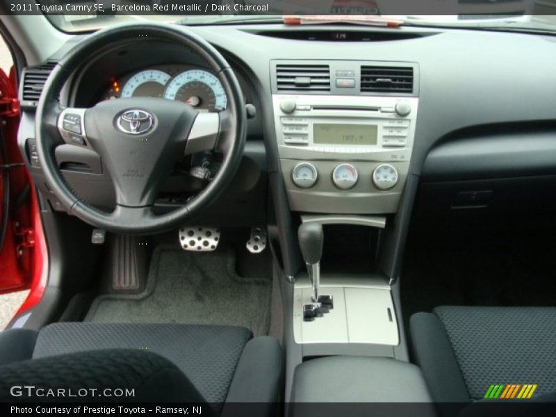 Barcelona Red Metallic / Dark Charcoal 2011 Toyota Camry SE