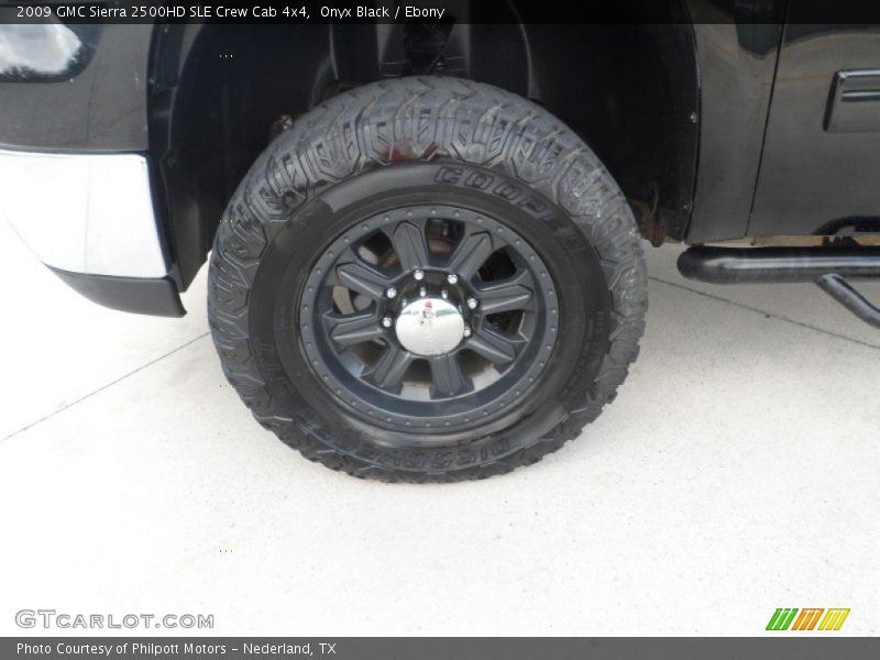 Onyx Black / Ebony 2009 GMC Sierra 2500HD SLE Crew Cab 4x4