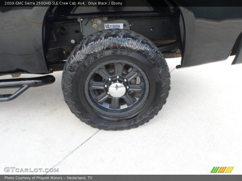 Onyx Black / Ebony 2009 GMC Sierra 2500HD SLE Crew Cab 4x4