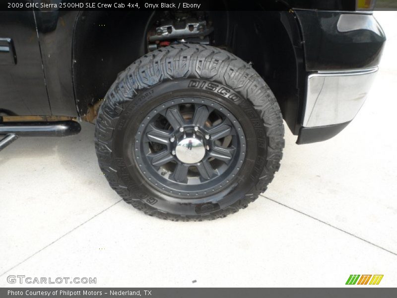 Onyx Black / Ebony 2009 GMC Sierra 2500HD SLE Crew Cab 4x4