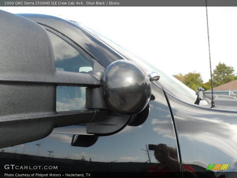 Onyx Black / Ebony 2009 GMC Sierra 2500HD SLE Crew Cab 4x4