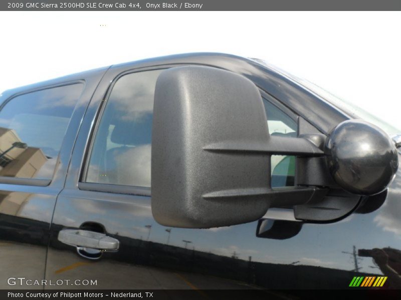Onyx Black / Ebony 2009 GMC Sierra 2500HD SLE Crew Cab 4x4