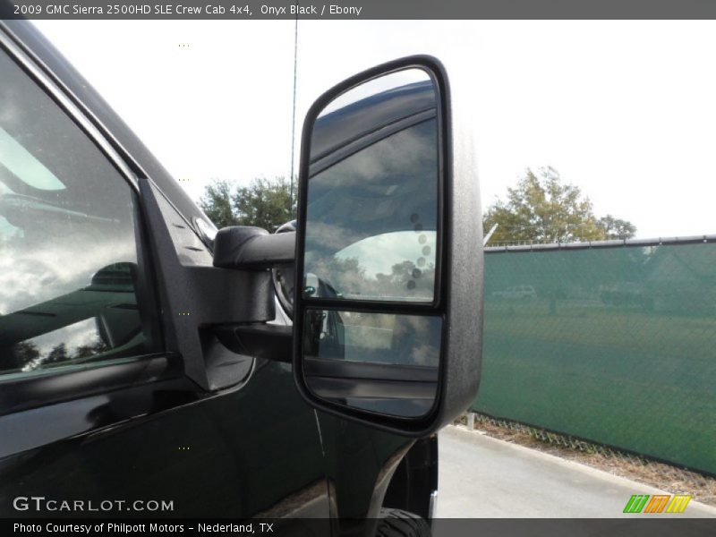 Onyx Black / Ebony 2009 GMC Sierra 2500HD SLE Crew Cab 4x4