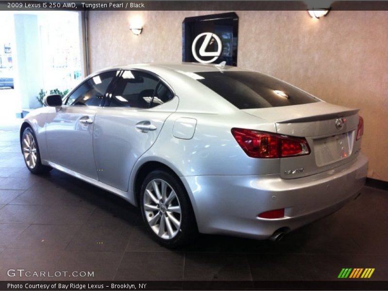 Tungsten Pearl / Black 2009 Lexus IS 250 AWD
