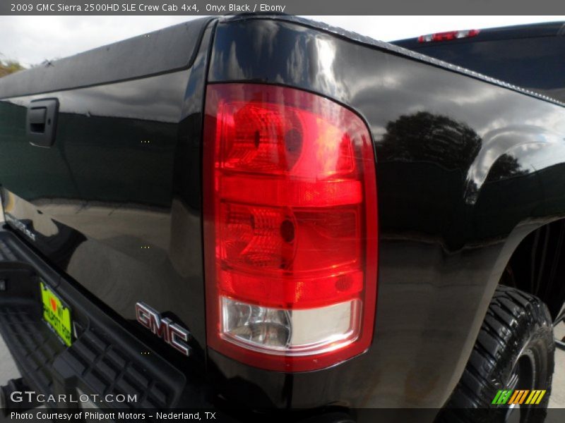 Onyx Black / Ebony 2009 GMC Sierra 2500HD SLE Crew Cab 4x4