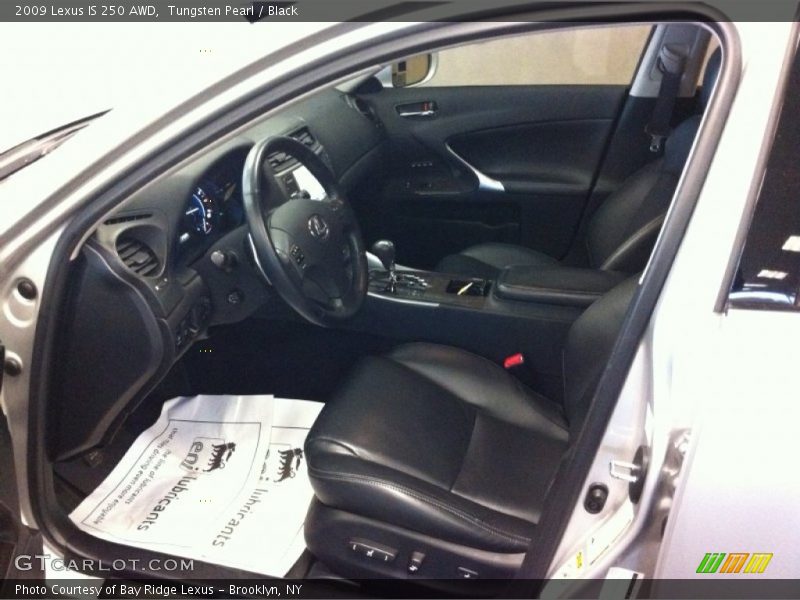 Tungsten Pearl / Black 2009 Lexus IS 250 AWD