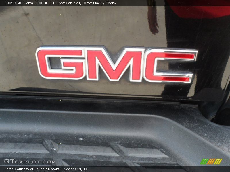 Onyx Black / Ebony 2009 GMC Sierra 2500HD SLE Crew Cab 4x4