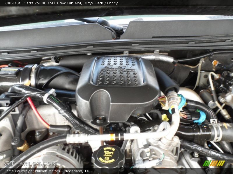 Onyx Black / Ebony 2009 GMC Sierra 2500HD SLE Crew Cab 4x4