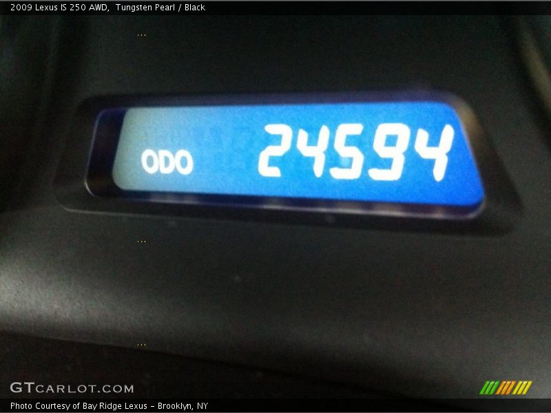 Tungsten Pearl / Black 2009 Lexus IS 250 AWD