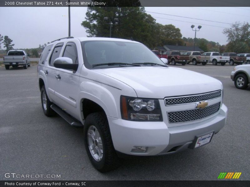 Summit White / Ebony 2008 Chevrolet Tahoe Z71 4x4