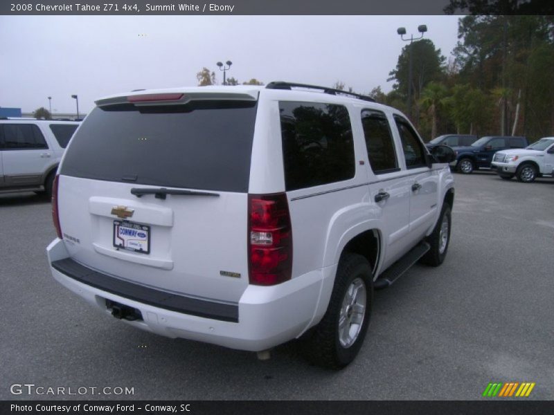 Summit White / Ebony 2008 Chevrolet Tahoe Z71 4x4