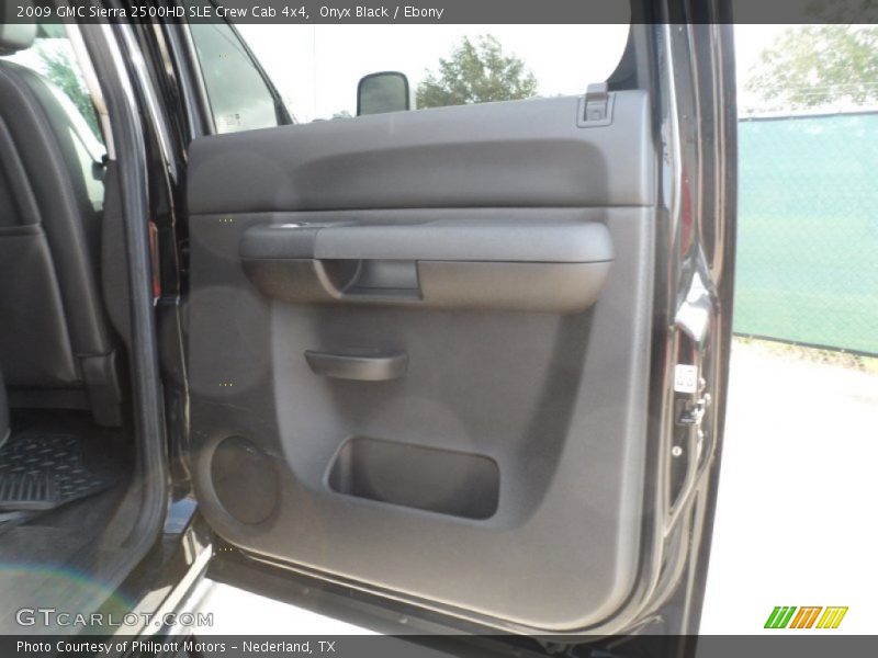 Onyx Black / Ebony 2009 GMC Sierra 2500HD SLE Crew Cab 4x4