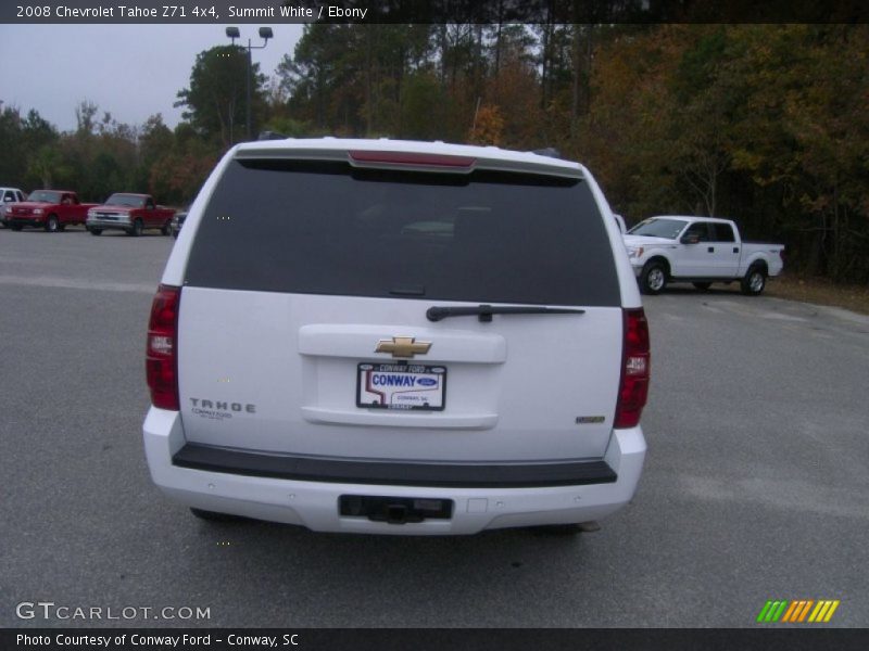 Summit White / Ebony 2008 Chevrolet Tahoe Z71 4x4