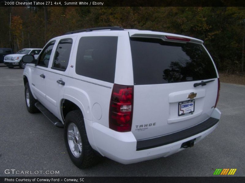 Summit White / Ebony 2008 Chevrolet Tahoe Z71 4x4