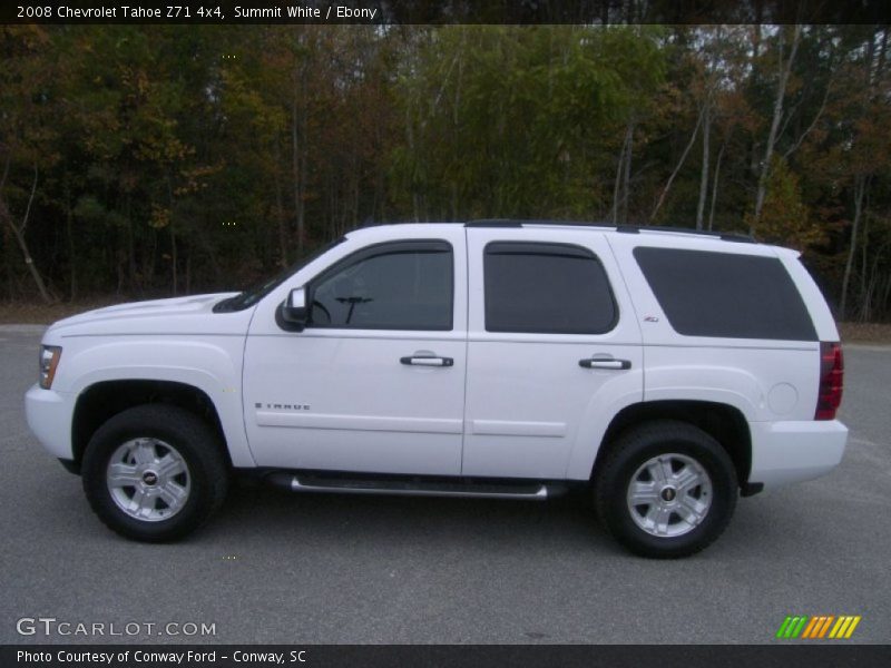 Summit White / Ebony 2008 Chevrolet Tahoe Z71 4x4