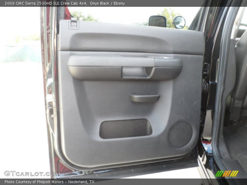 Onyx Black / Ebony 2009 GMC Sierra 2500HD SLE Crew Cab 4x4