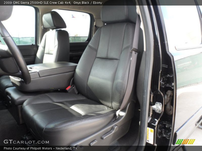 Onyx Black / Ebony 2009 GMC Sierra 2500HD SLE Crew Cab 4x4