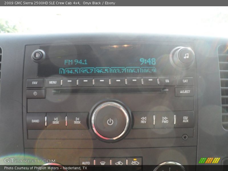 Onyx Black / Ebony 2009 GMC Sierra 2500HD SLE Crew Cab 4x4