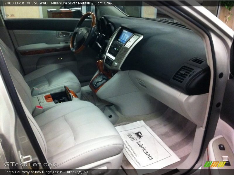 Millenium Silver Metallic / Light Gray 2008 Lexus RX 350 AWD