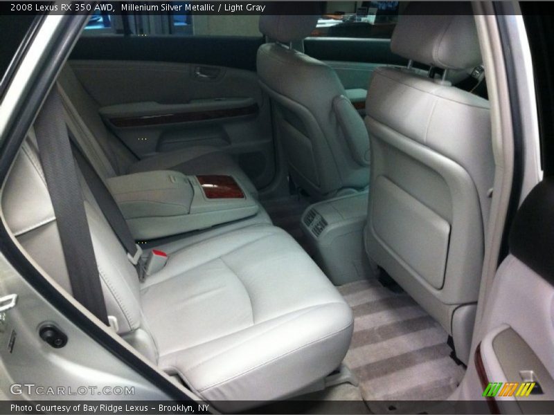 Millenium Silver Metallic / Light Gray 2008 Lexus RX 350 AWD