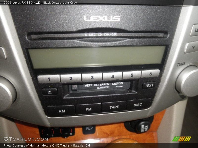 Black Onyx / Light Gray 2006 Lexus RX 330 AWD