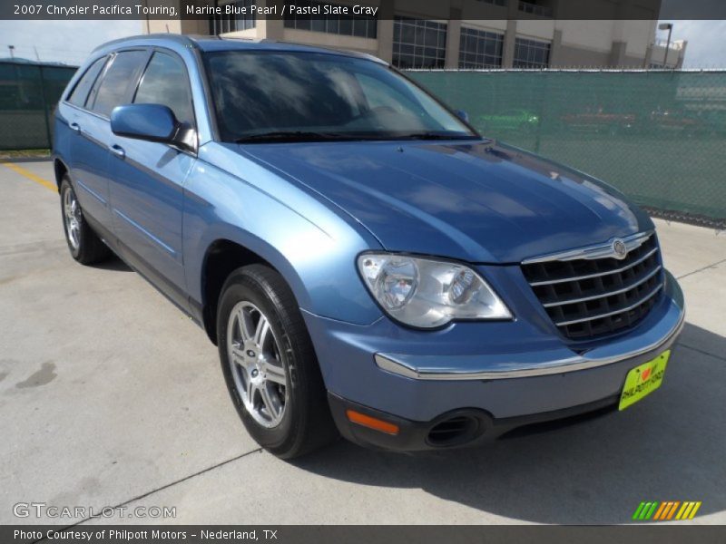Marine Blue Pearl / Pastel Slate Gray 2007 Chrysler Pacifica Touring