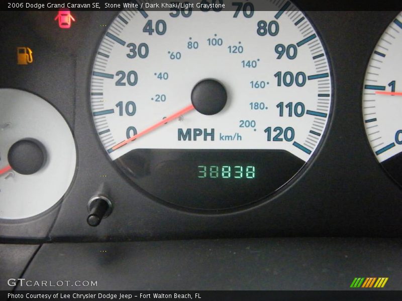 Stone White / Dark Khaki/Light Graystone 2006 Dodge Grand Caravan SE