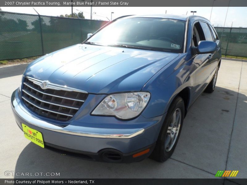 Marine Blue Pearl / Pastel Slate Gray 2007 Chrysler Pacifica Touring