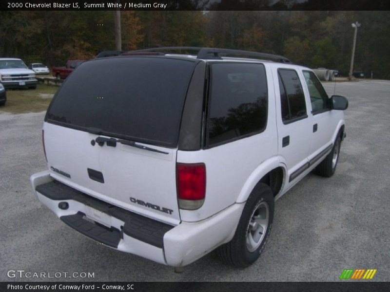 Summit White / Medium Gray 2000 Chevrolet Blazer LS