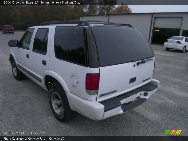 Summit White / Medium Gray 2000 Chevrolet Blazer LS