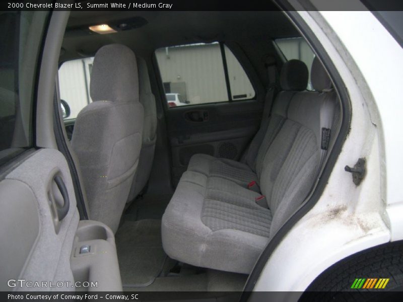 Summit White / Medium Gray 2000 Chevrolet Blazer LS