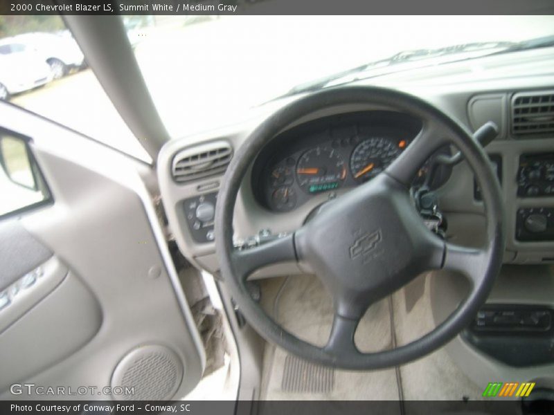 Summit White / Medium Gray 2000 Chevrolet Blazer LS