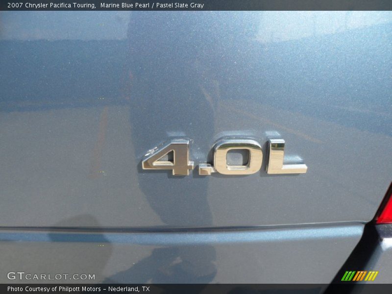 Marine Blue Pearl / Pastel Slate Gray 2007 Chrysler Pacifica Touring