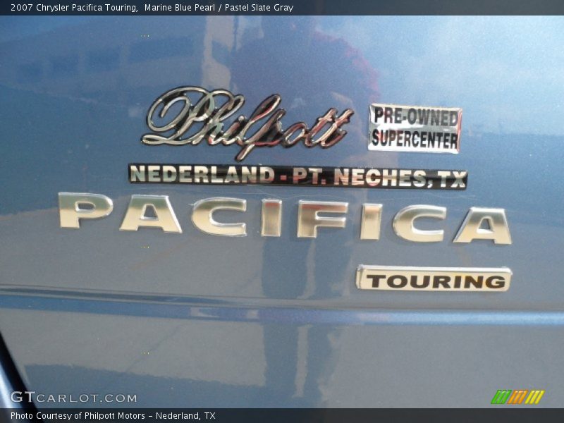 Marine Blue Pearl / Pastel Slate Gray 2007 Chrysler Pacifica Touring