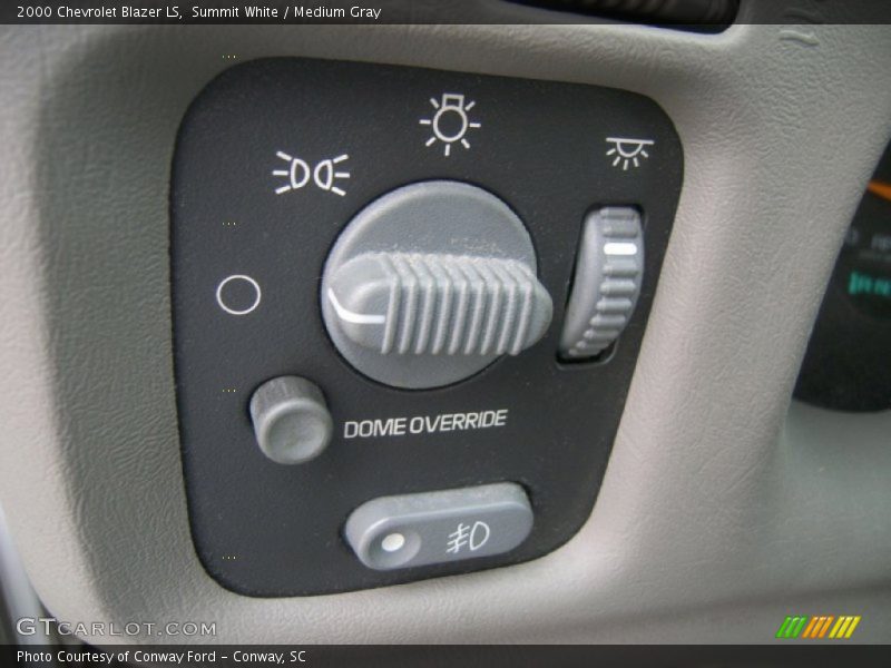 Controls of 2000 Blazer LS