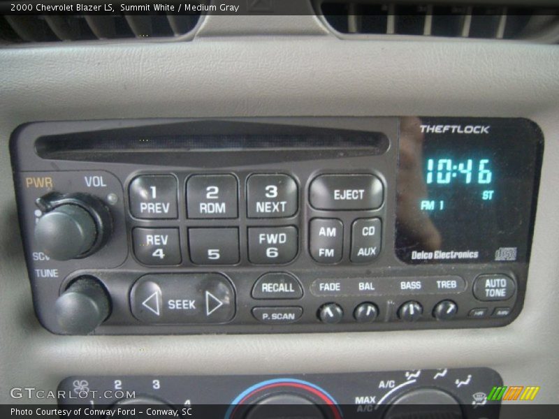 Audio System of 2000 Blazer LS