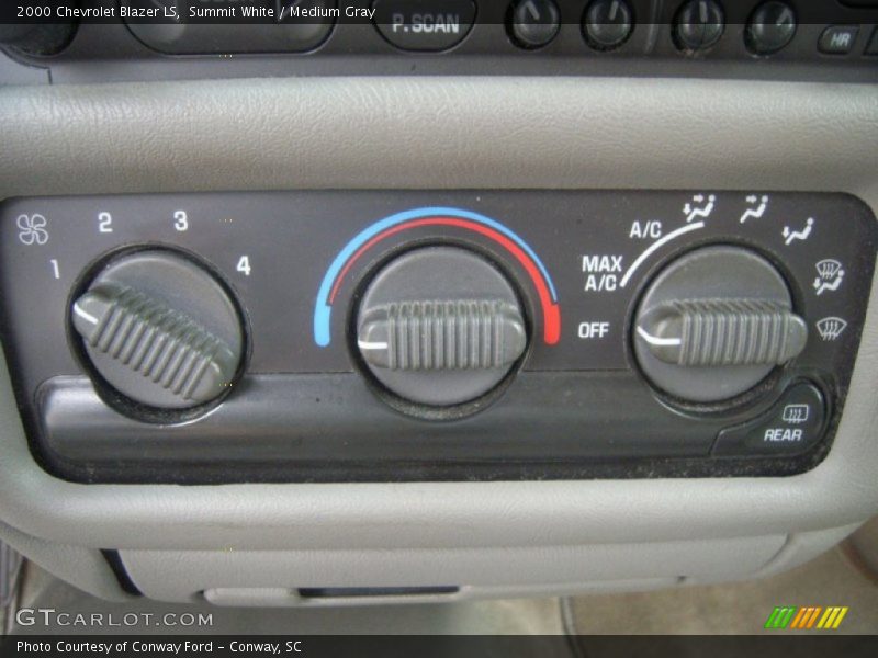 Controls of 2000 Blazer LS