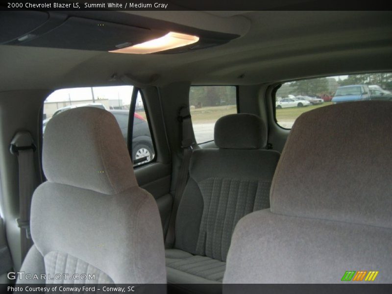 Summit White / Medium Gray 2000 Chevrolet Blazer LS