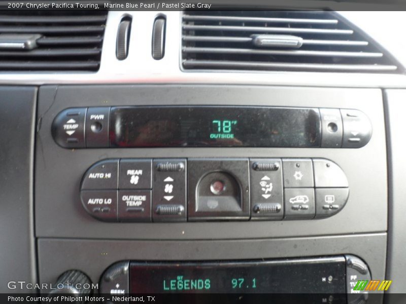 Marine Blue Pearl / Pastel Slate Gray 2007 Chrysler Pacifica Touring