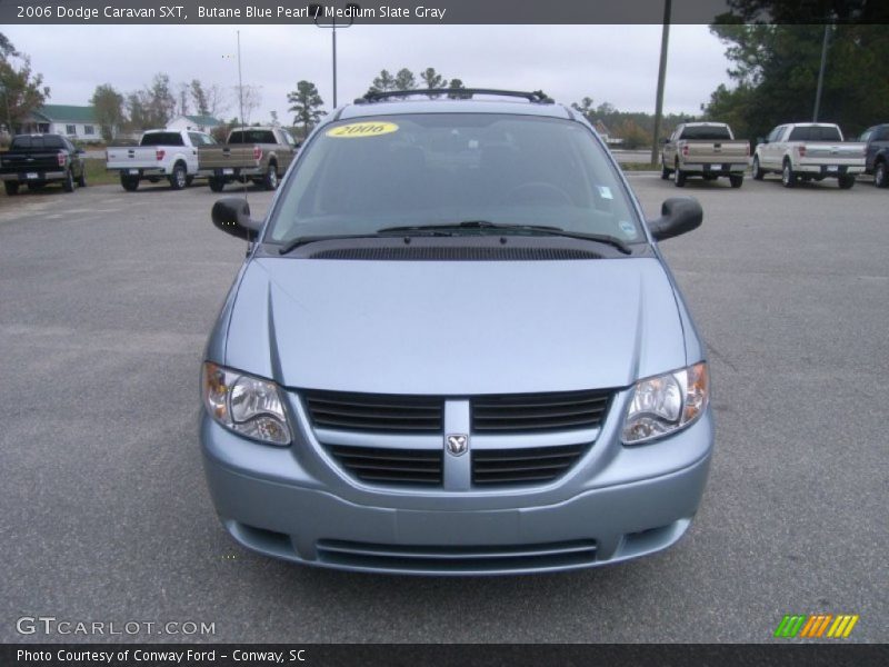 Butane Blue Pearl / Medium Slate Gray 2006 Dodge Caravan SXT