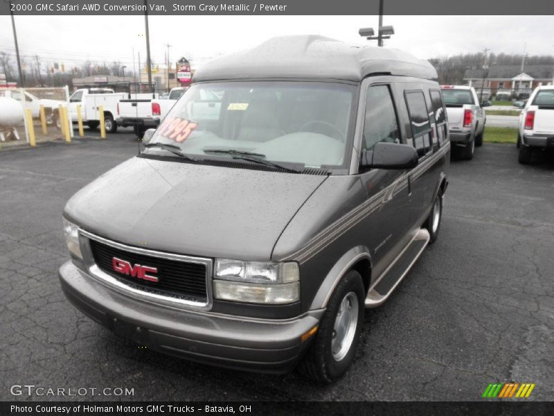 Storm Gray Metallic / Pewter 2000 GMC Safari AWD Conversion Van